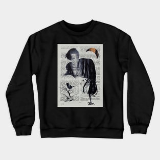 Lost and found limited ed print Crewneck Sweatshirt